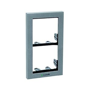 Telaio 2 Moduli Serie IKALL con Cornice Colore Silver
